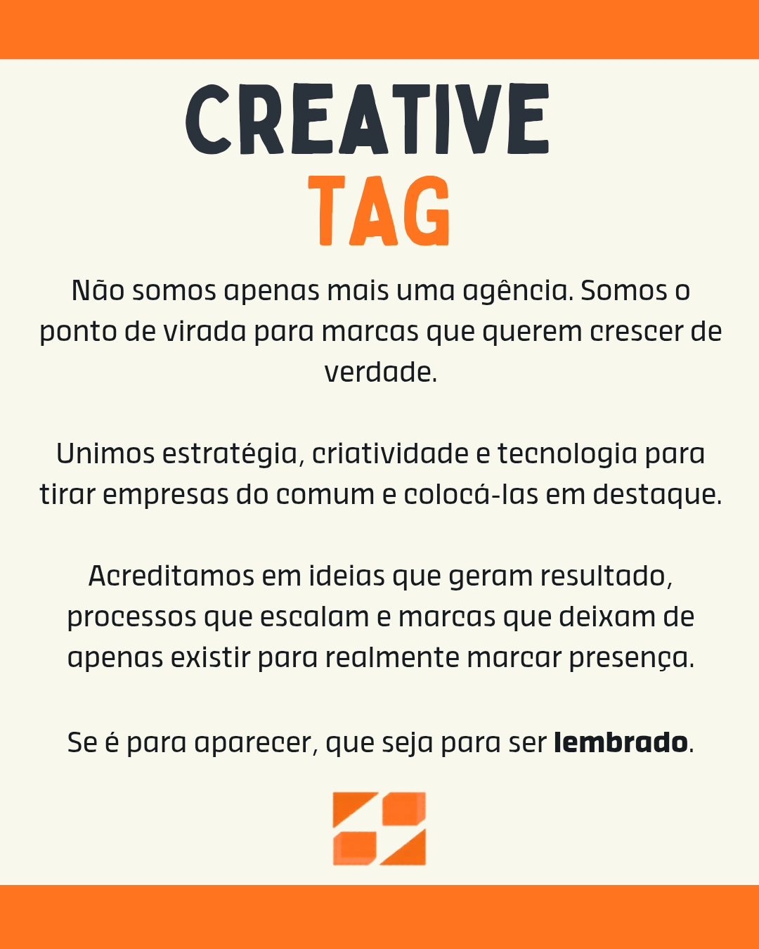 Creative Tag manifesto